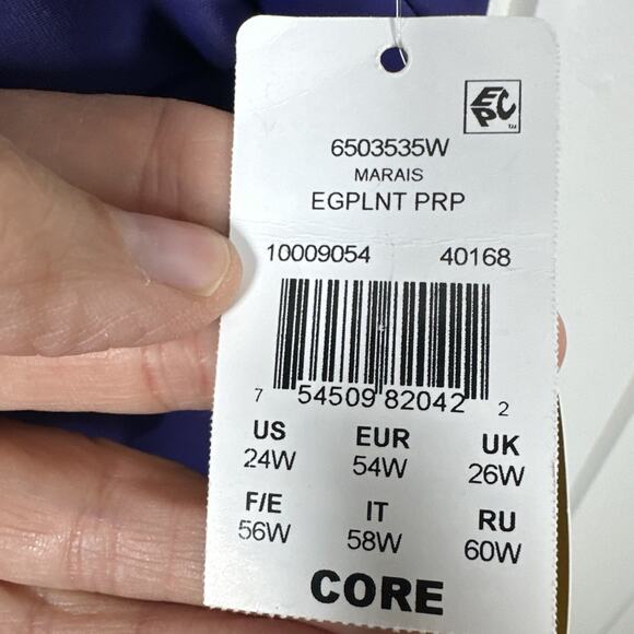 Miraclesuit Women's Plus Size 24W Purple Marais Tummy Control Swim-dress NWT! - Picture 8 of 11